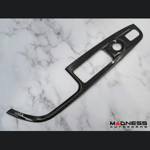 Alfa Romeo Stelvio Door Window Switch Trim Kit - Carbon Fiber - Feroce Carbon